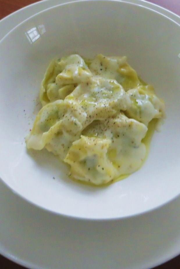 Ravioli alla crema di formaggio