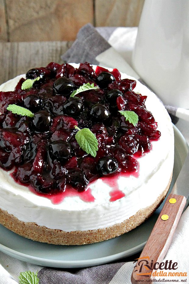 Cheesecake con ricotta ricetta