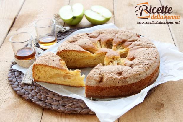 Ricetta torta di mele al passito