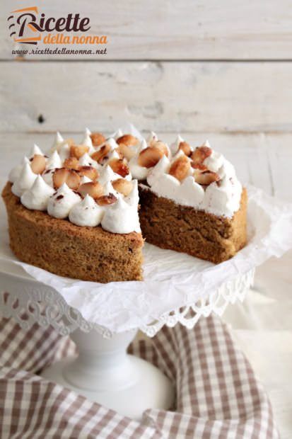 Foto torta senza glutine al caffè e noci di macadamia