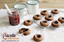 Cookies croccanti alla marmellata senza glutine