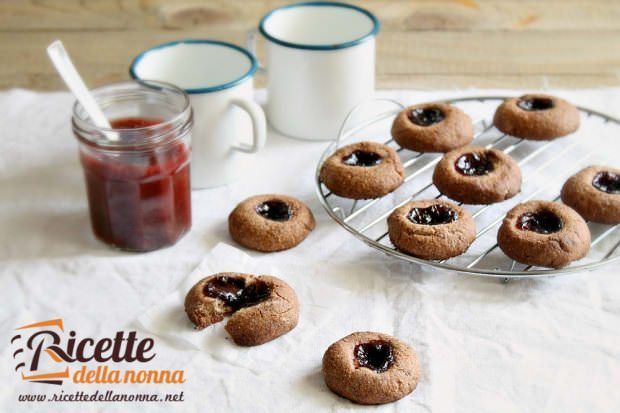 Ricetta cookies alla marmellata senza glutine