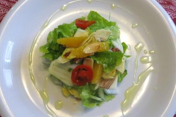 Insalata di carciofi e finocchi