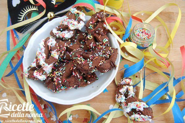 Biscotti maschere di Carnevale