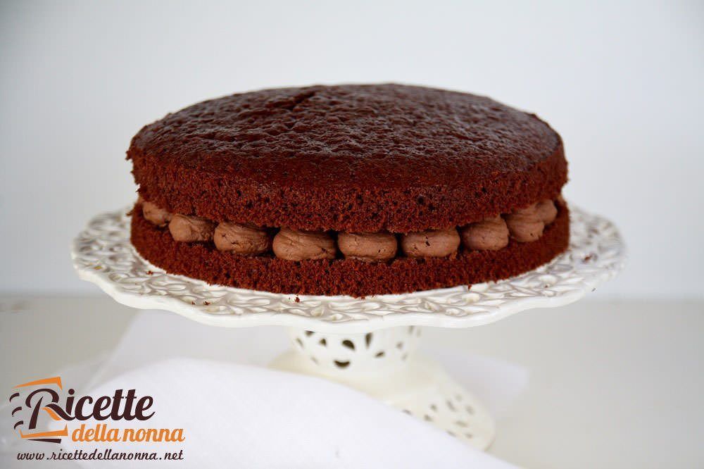 Torta Al Cacao Con Ganache Montata Al Cioccolato Ricette Della Nonna