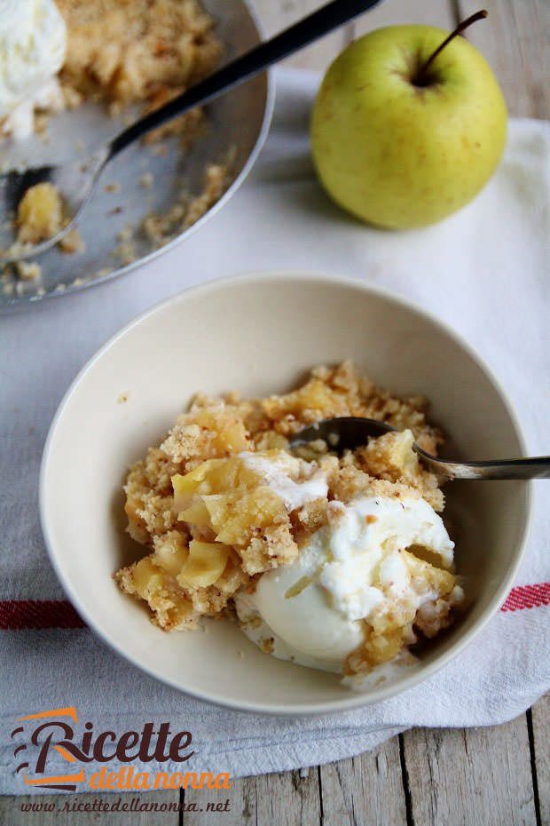 crumble di mele