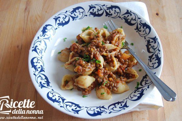 Ragù di lenticchie