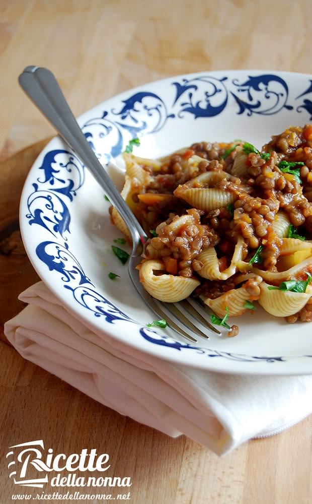 ragù di lenticchie