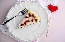 Cheesecake alla ricotta e lamponi