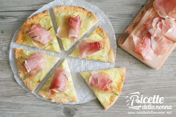 pizza senza glutine patate speck 1