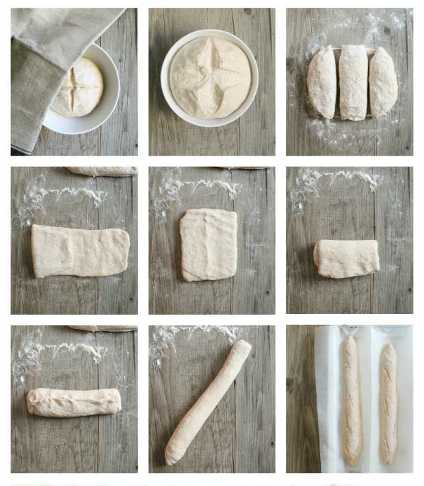 Baguettes veloci step by step