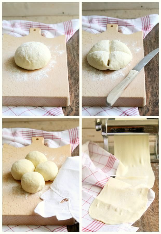 Pasta fillo step by step