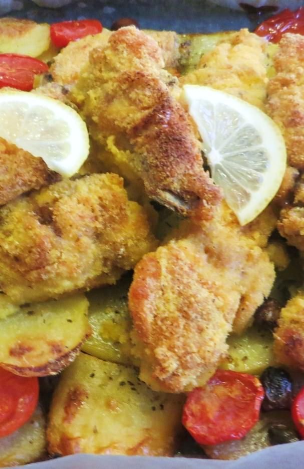 Teglia di ali di pollo