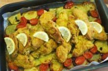 Teglia di ali di pollo