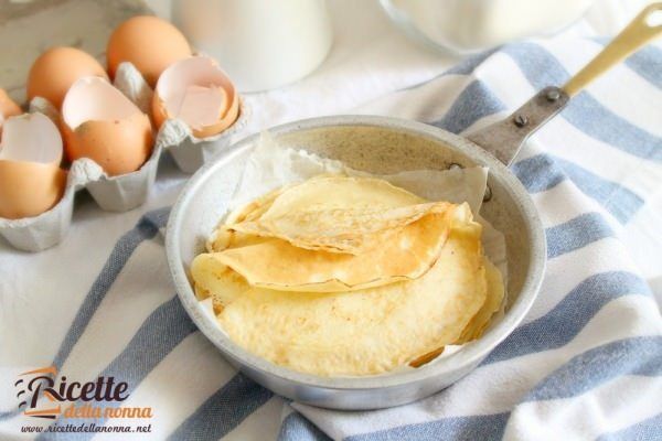 Crespelle o crepes dolci e salate