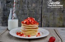 Pancakes con le fragole