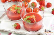 Gazpacho di fragole e pomodoro