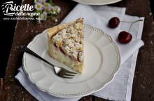 Crostata alla ricotta e ciliegie