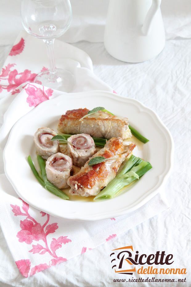 Foto involtini con prosciutto e formaggio