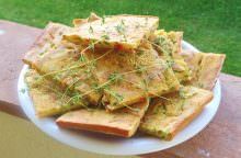 Schiacciata di zucchine e pomodoro