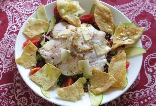 Ricetta fesa di tacchino in insalata