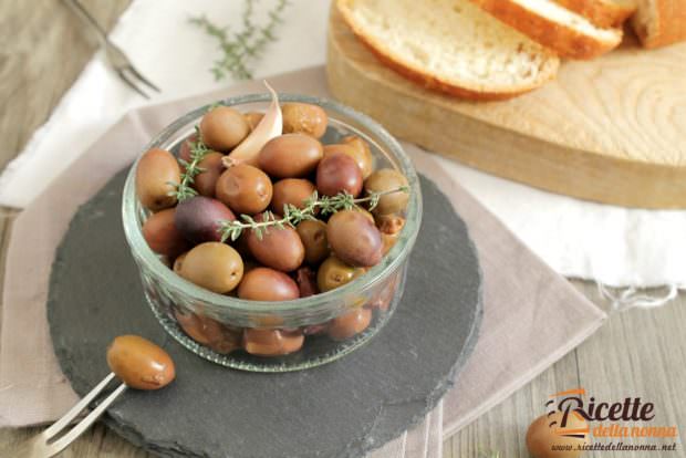 Ricetta olive in salamoia