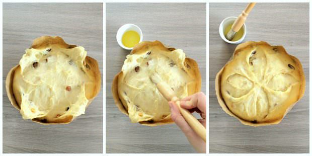 Preparazione panettone fatto in casa passaggio 8