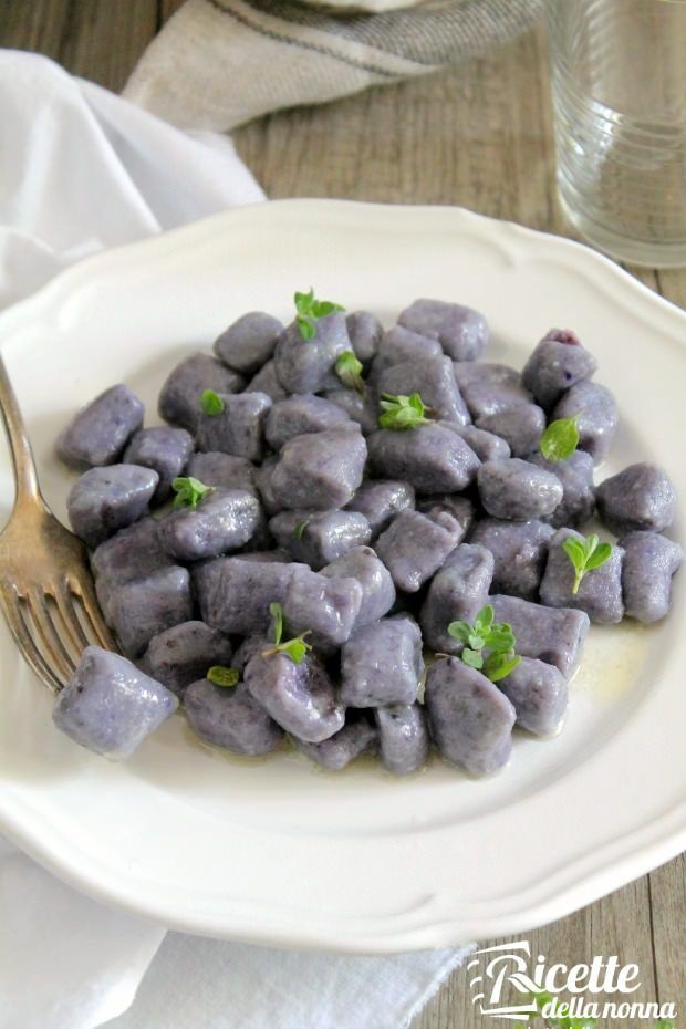 foto gnocchi di patate viola Vitellotte