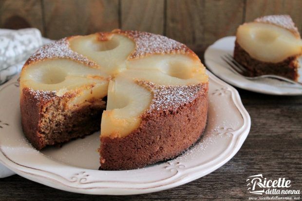 Ricetta torta rovesciata alle pere e zenzero