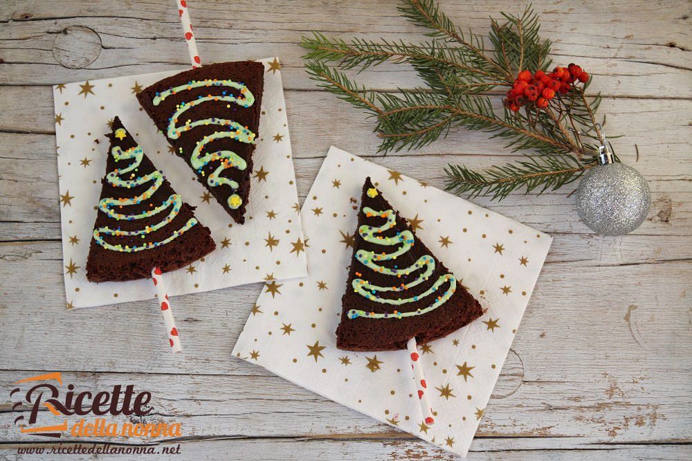 Dolci Semplici Di Natale.Brownies Alberi Di Natale Ricette Della Nonna