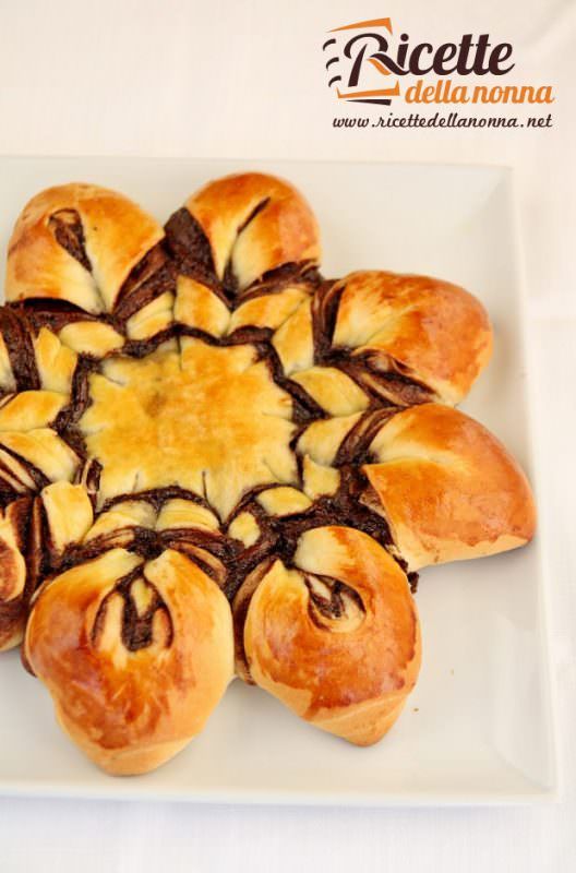 Stella di pan brioche alla Nutella Ricette della Nonna