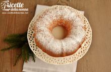 Ciambella al miele, limone e zenzero