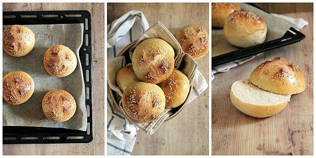 Preparazione panini al sesamo per hamburger 3
