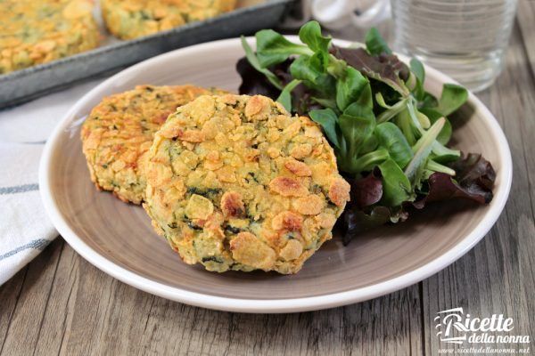 Hamburger vegetariano di spinaci e patate