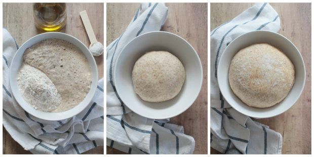 Preparazione impasto integrale per la pizza 1