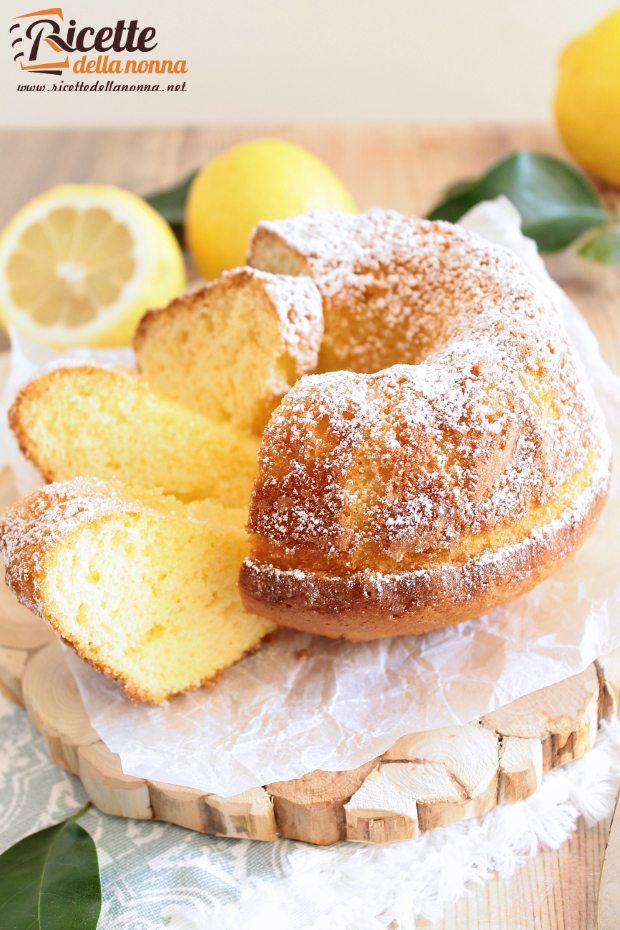 Ricetta Ciambella Al Limone Super Soffice E Senza Bilancia Ricette Della Nonna