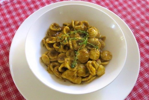 Orecchiette alla crema di pomodori secchi