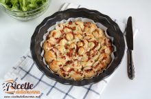 Torta rustica semplice e veloce al prosciutto e formaggio