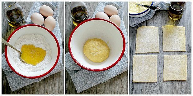 Preparazione soffioni abruzzesi alla ricotta 1