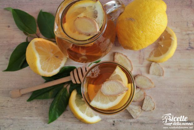 Ricetta infuso allo zenzero, miele e limone