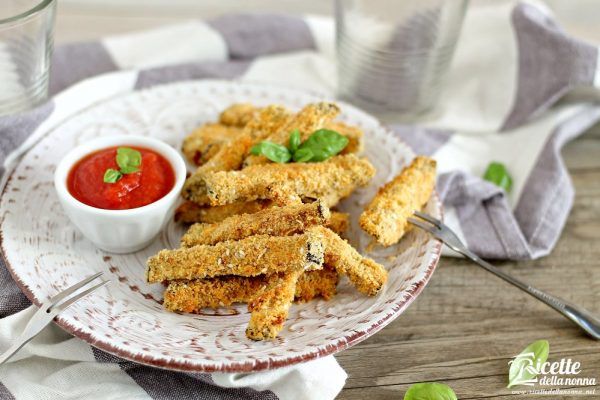 Melanzane impanate al forno