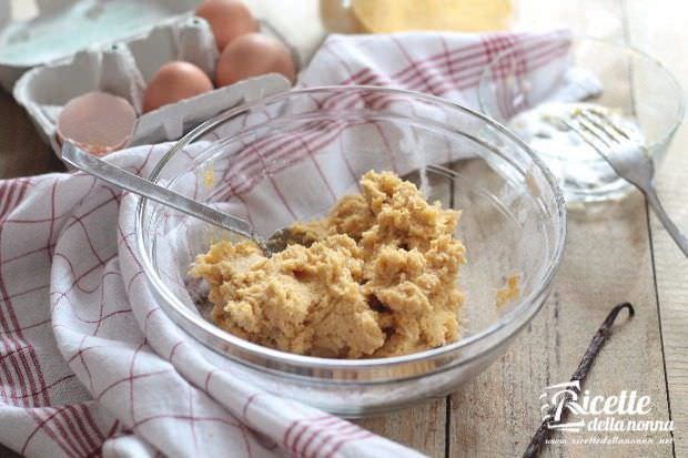 Preparazione paste di meliga, frollini al mais 3