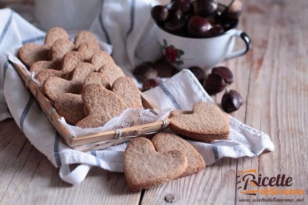 Biscotti con farina di castagne