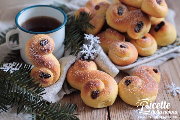 I gatti di Santa Lucia (Lussekatter)