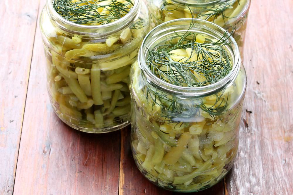 fagiolini sott'olio in agrodolce