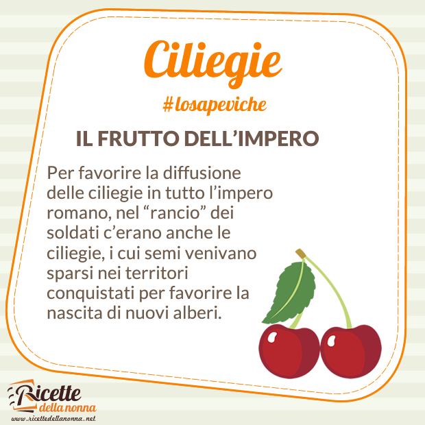 Ciliegie curiosità