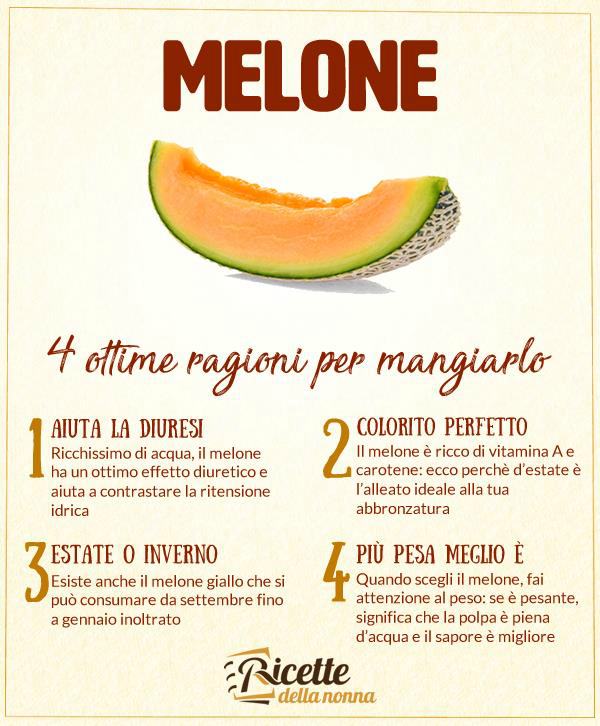 perché mangiare il melone