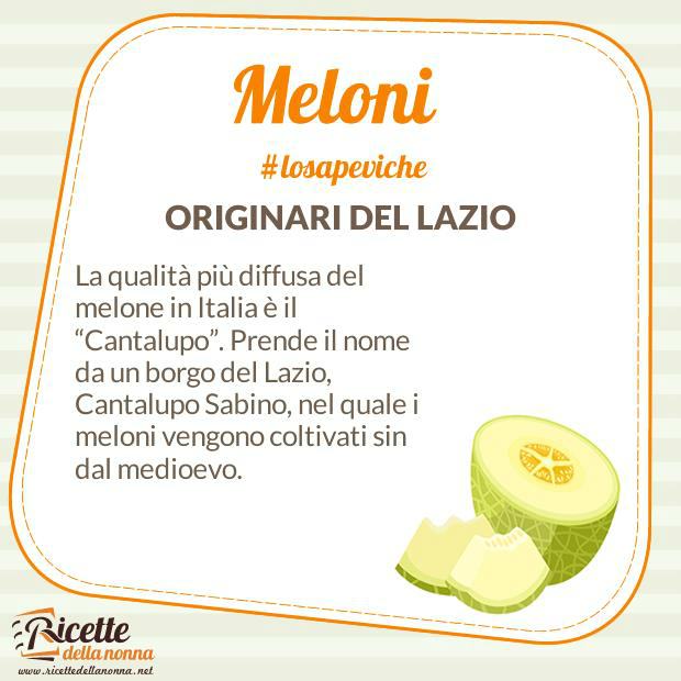 lo sapevi che - melone