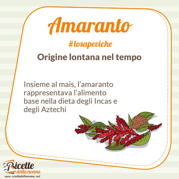 lo sapevi che - amaranto