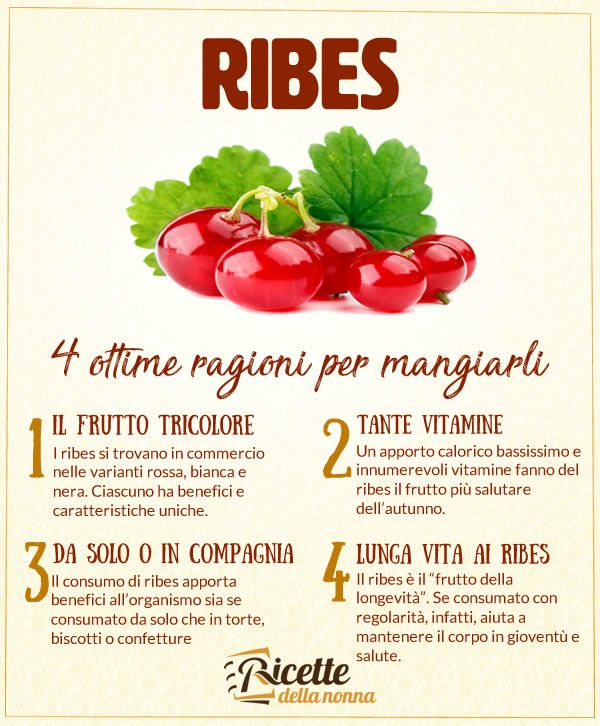 4 motivi per mangiare il ribes